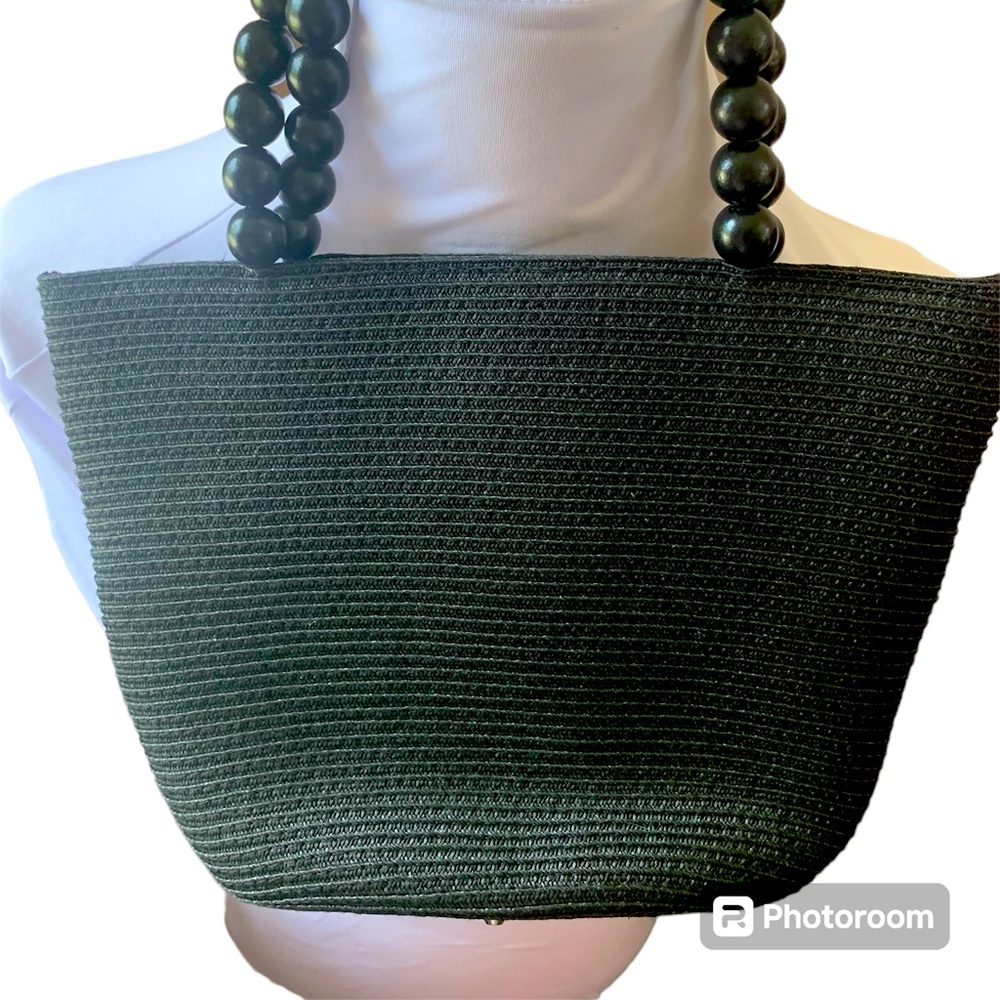 Talbot handbag with beaded handles